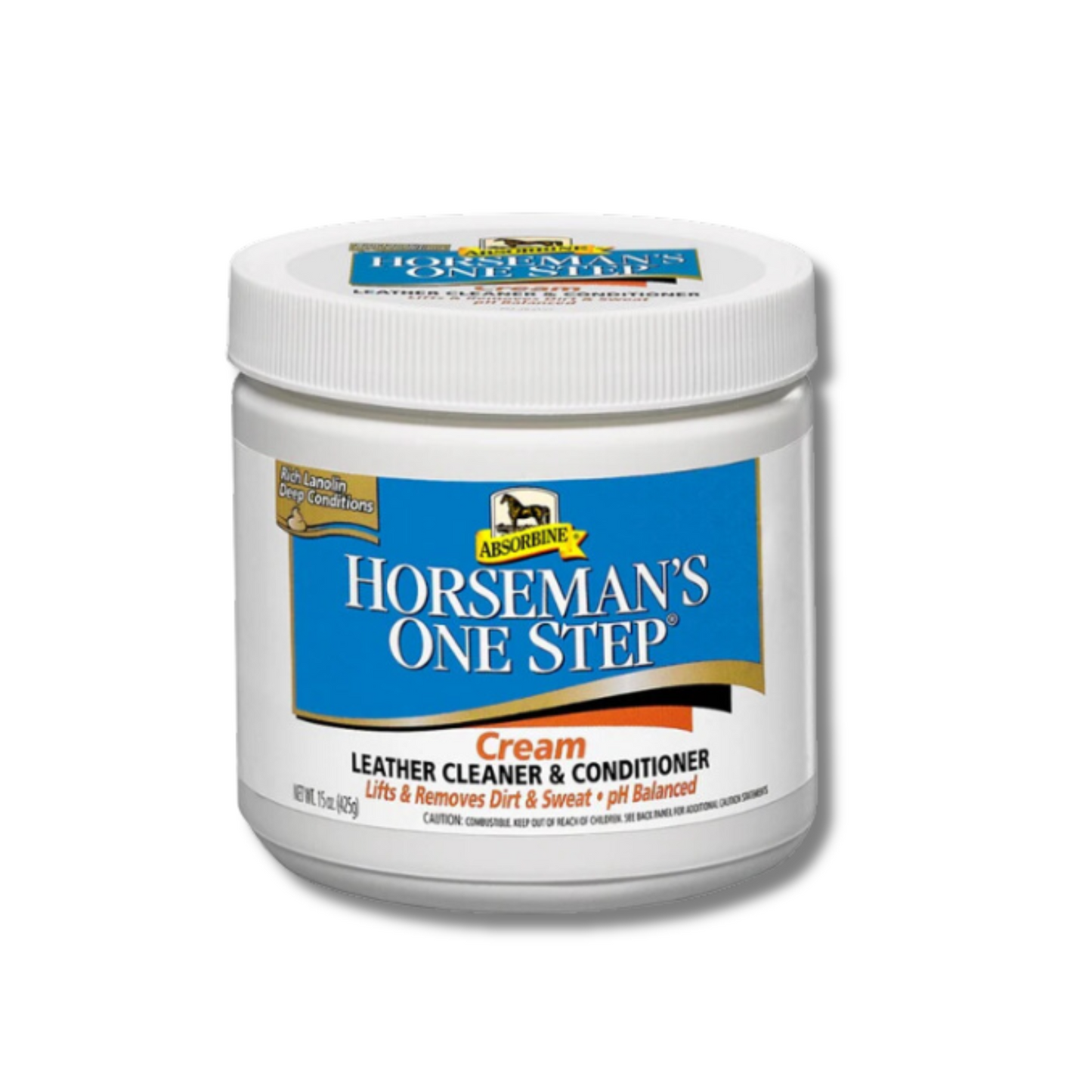 Absorbine® Horseman’s One Step® Cream Leather Cleaner & Conditioner 15 oz.