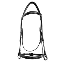 ExionPro Affordable Traditional Fancy Raised Bridle with Laced Reins