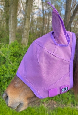 Rip Resistant Mesh Fly Mask With Ears
