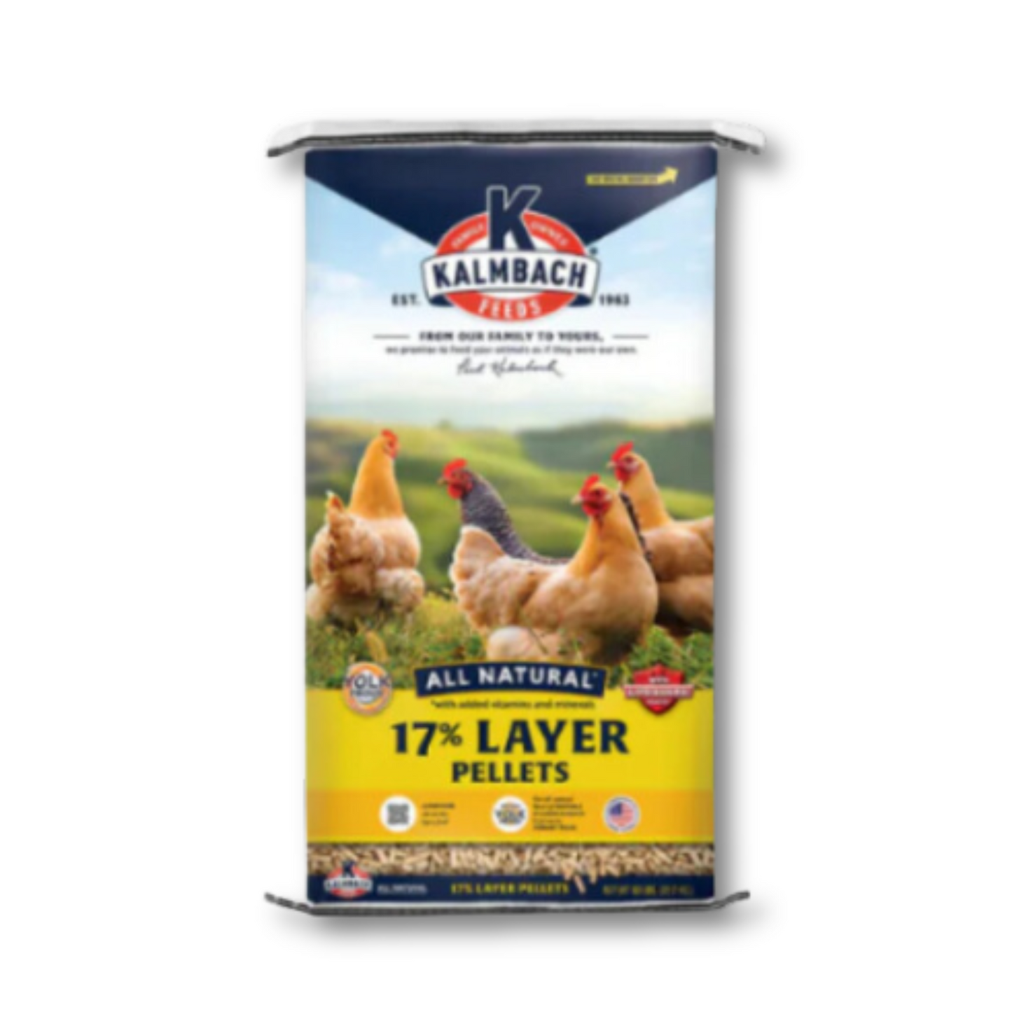 17% All Natural Layer Pellets for Chickens