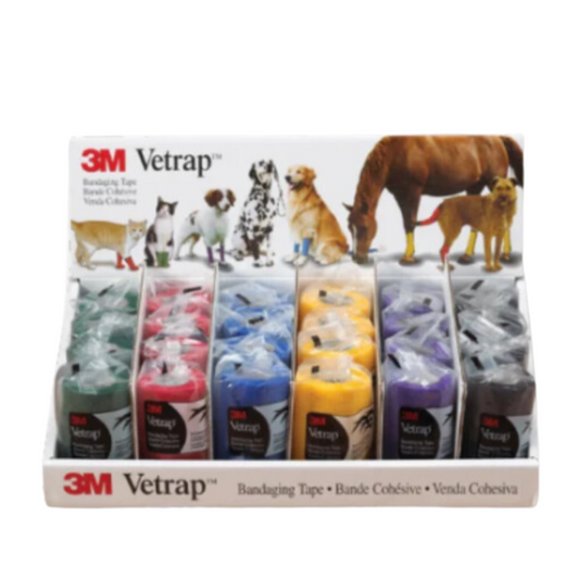 3M™ Vetrap™ Bandaging Tape Display 4"x 5 yards