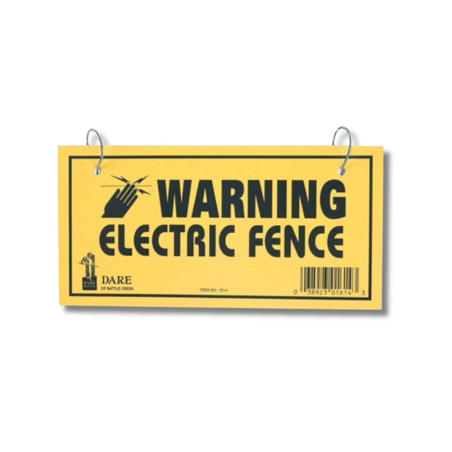 Dare Electric Fence Warning Sign