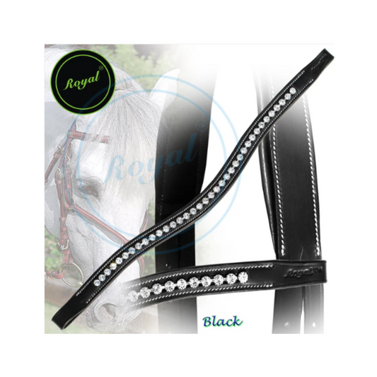 ExionPro Elegant & Attractive White Crystal Browband