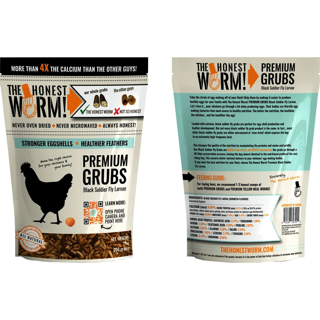 The Honest Worm! Premium Grubs