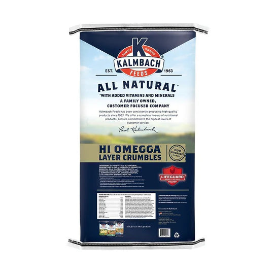 17% Hi-Omega Layer Pellets- All-Natural