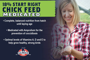 18% Start Right® Chick Feed (Medicated)