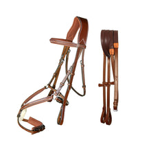 Load image into Gallery viewer, ExionPro Broad Crownpiece Designer Fully Adjustable Figure 8 Bridle &amp; Reins
