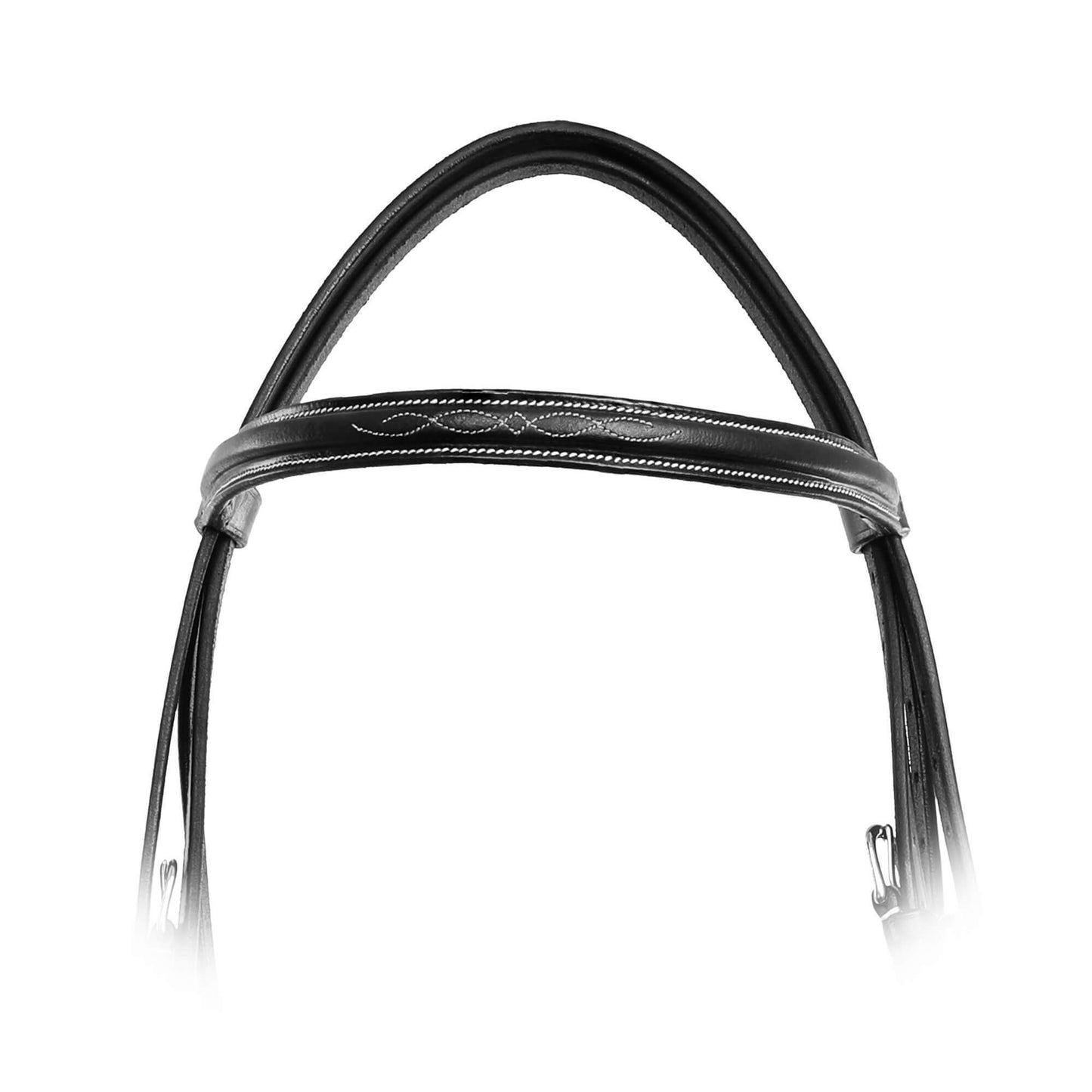 ExionPro Affordable Traditional Fancy Raised Bridle with Laced Reins