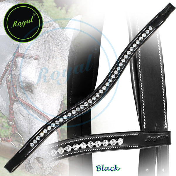 ExionPro Elegant & Attractive White Crystal Browband