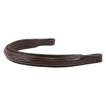 Load image into Gallery viewer, ExionPro Fancy Stitched Square Raised Padded Browband