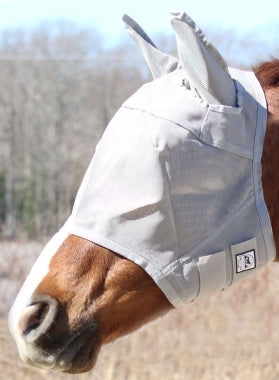 Rip Resistant Mesh Fly Mask With Ears