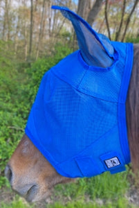 Rip Resistant Mesh Fly Mask With Ears