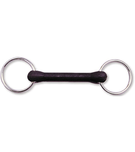 Rubber Covered Mouth Loose Ring Snaffle Bit