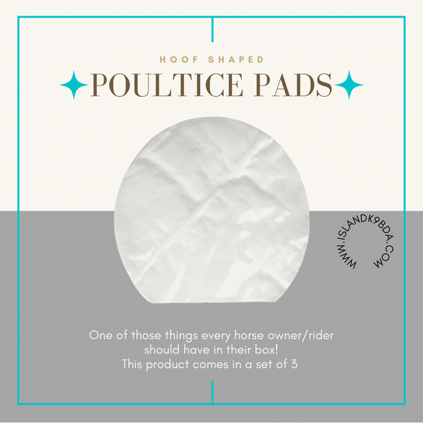Hoof Shaped Poultice Pads