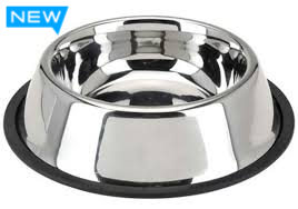 No Tip Stainless Steel Dish